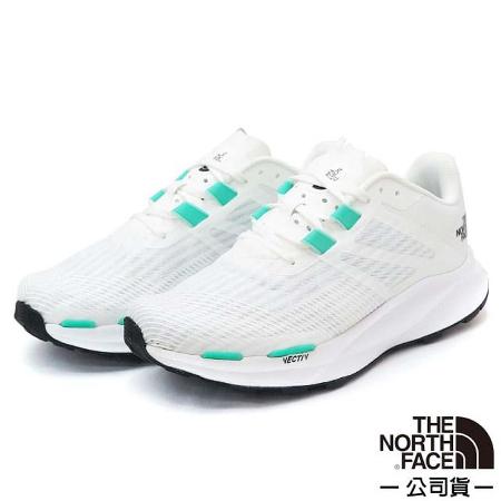 【美國 The North Face】女款 VECTIV EMINUS 輕便透氣越野跑步鞋/5G3M-OI2 白/海沫綠✿30E010